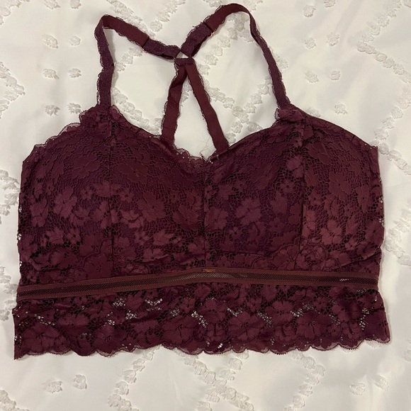 Jady K size 2x-3x Juliette Lace bralette in eggplant. This bralette is NWOT - Picture 1 of 5
